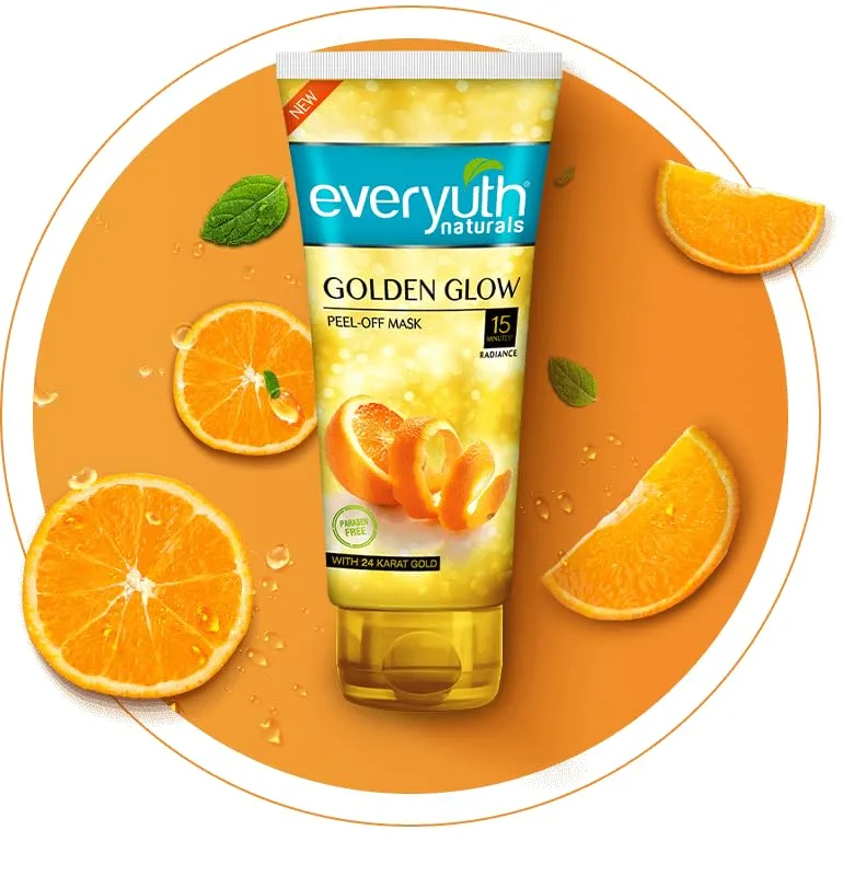 Everyuth Naturals Golden Glow Peel Off Mask 25g