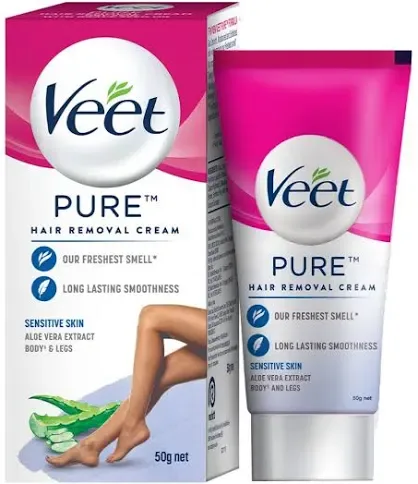 Veet Pure Hair Removal Cream Aloe Vera Body And Bikini