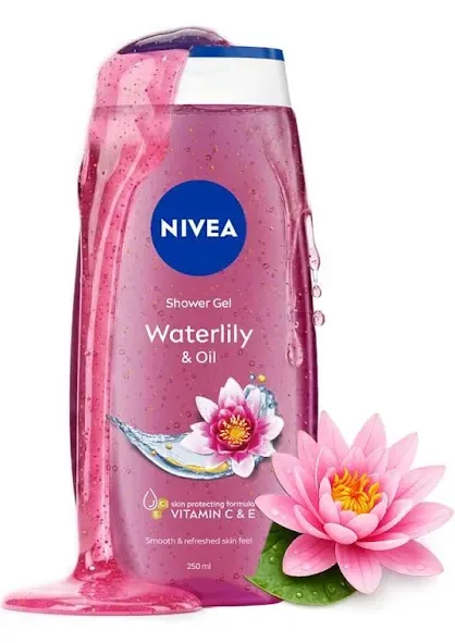 Nivea Water Lily And Oil Shower Gel 125ml