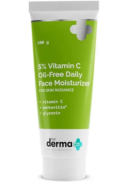 The Derma Co 5% Vitamin C Oil Free Daily Face Moisturizer 100g