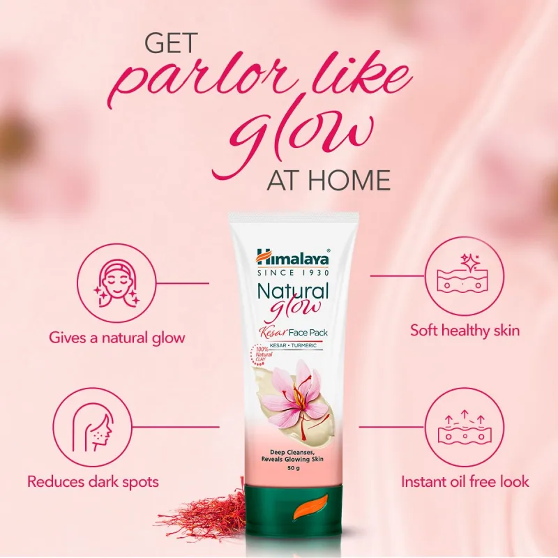 Himalaya Natural Glow Kesar Face Pack 50g