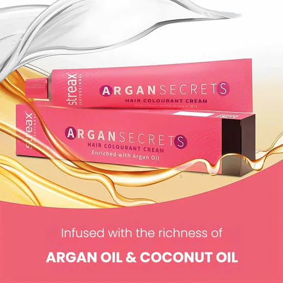 Streax Professional Argan Secrets Hair Color Blonde 7 60g